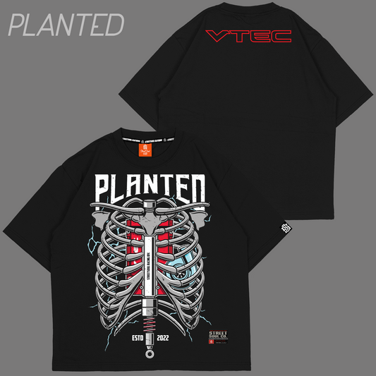 Planted Black Oversized T-shirt