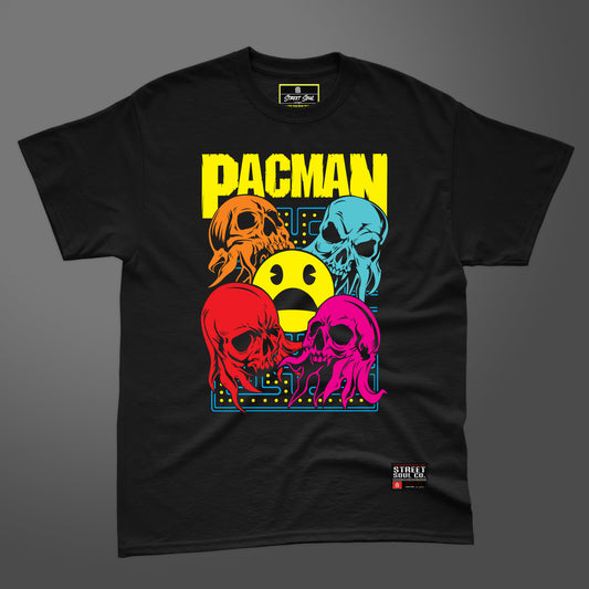 Pacman black printed T-shirt