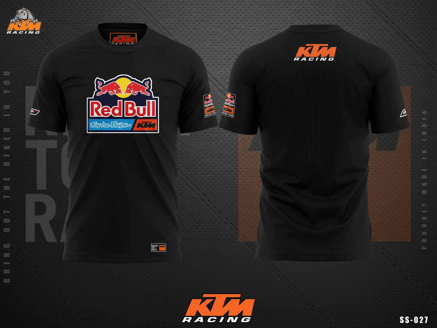 KTM Racing Redbull Printed cotton T-shirt