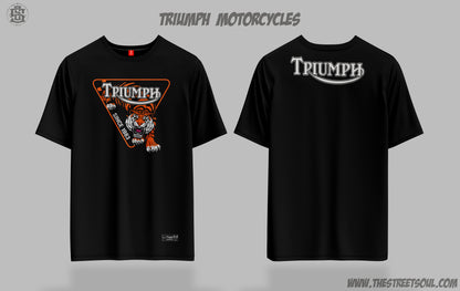 Triumph Motorcycles Printed Cotton T-shirt