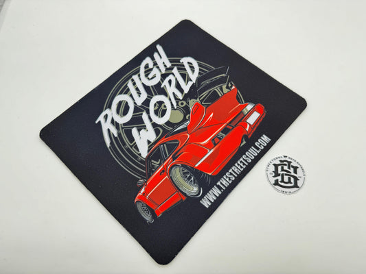 Rough world Mouse pad 22cm X 18cm