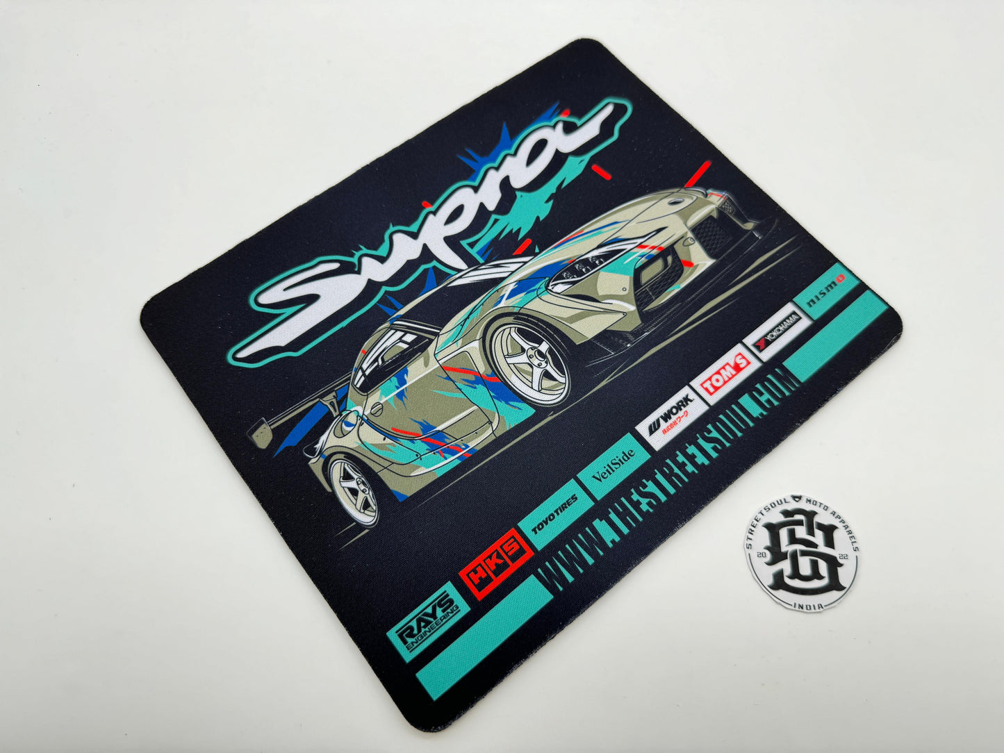 Supra printed Mouse pad 22cm X 18cm