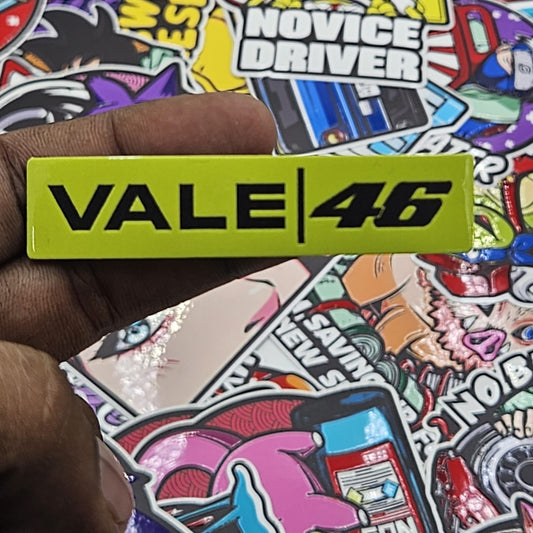 Vale 46 sticker (embossed)