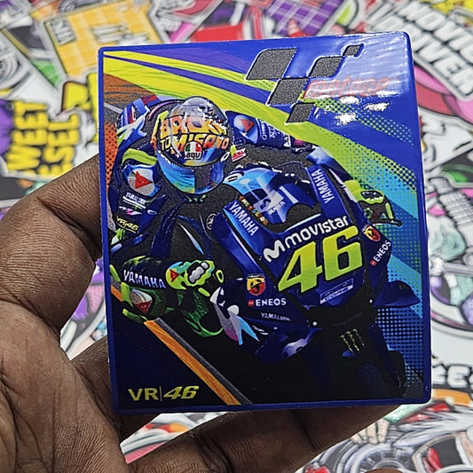 Rossi Misano sticker (Embossed)