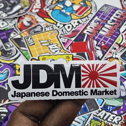 JDM sticker (embossed)