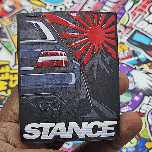 Stance Sticker (Embossed)