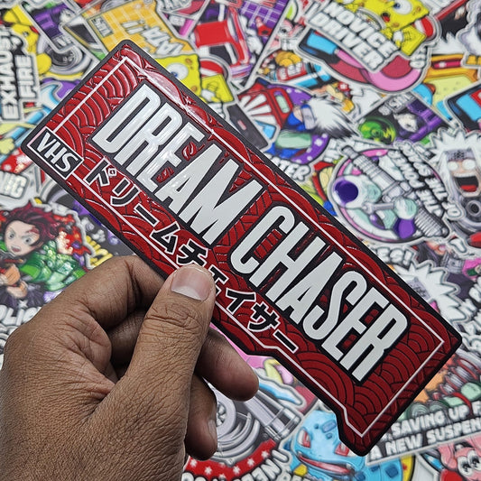Dream chaser JDM car slap sticker