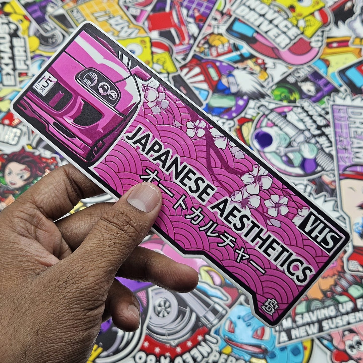 Japanese aesthetics JDM Car slap sticker