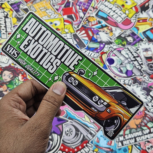 Automotive exotic JDM car slap sticker