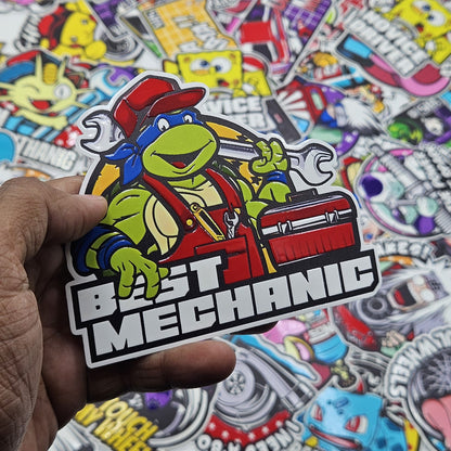 Best mechanic car slap sticker