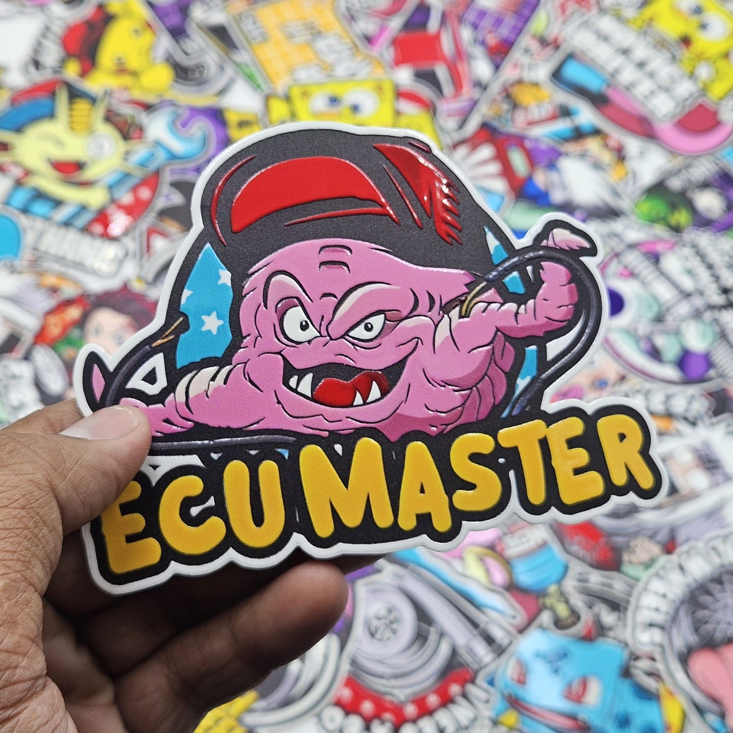 Krang ECU master car slap sticker