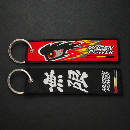 Mugen power woven keychain