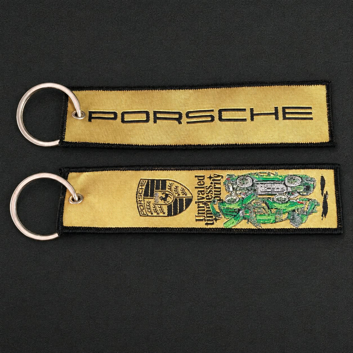 Unrivaled timeless Purity woven keychain