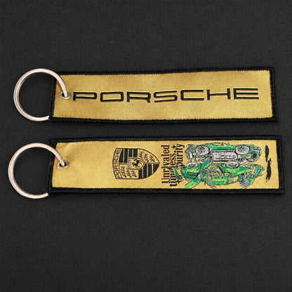 Unrivaled timeless Purity woven keychain