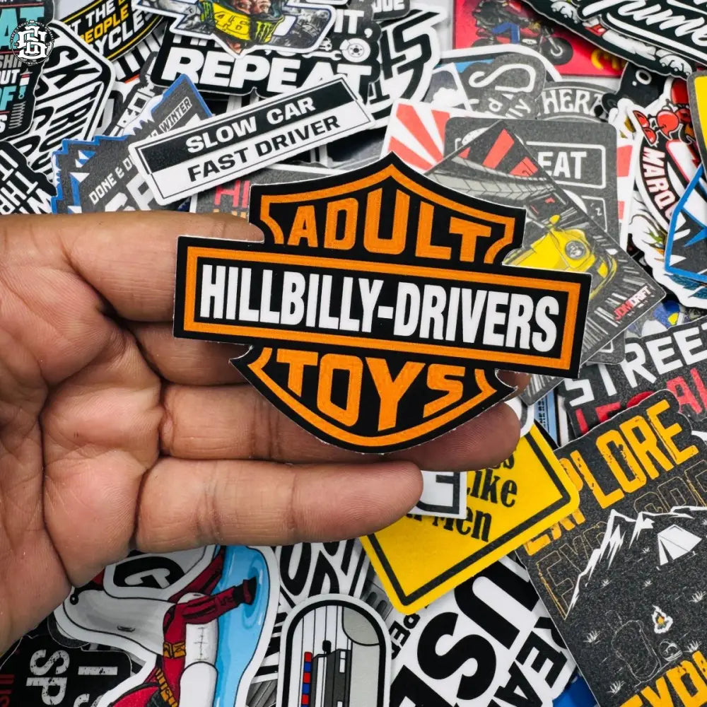 Adult Hill - billy drivers sticker - Street Soul Clothing