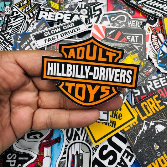 Adult Hill - billy drivers sticker - Street Soul Clothing