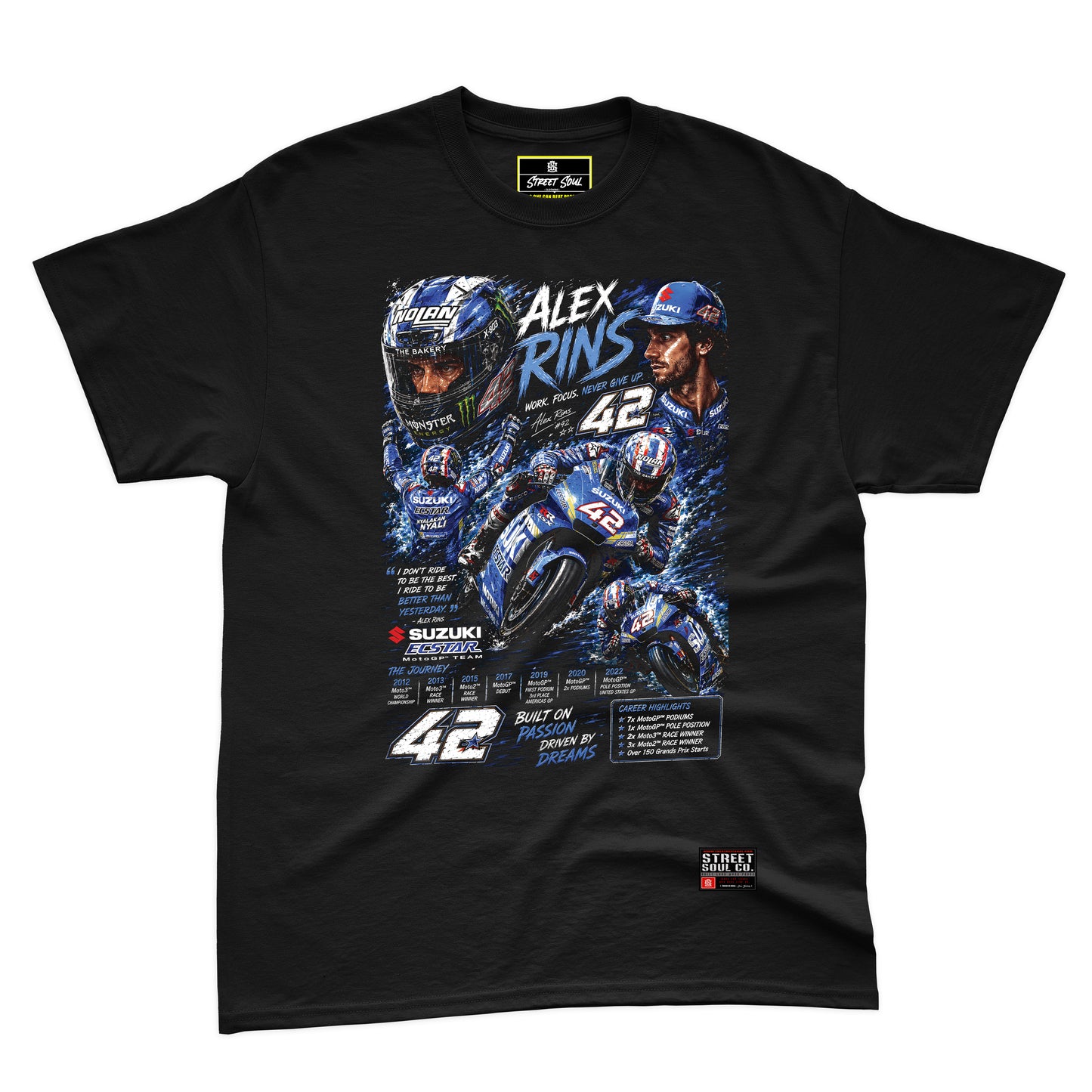 Alex rins bootleg graphic T-shirt