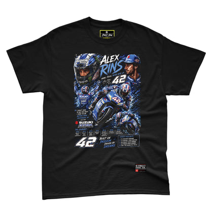 Alex rins bootleg graphic T-shirt