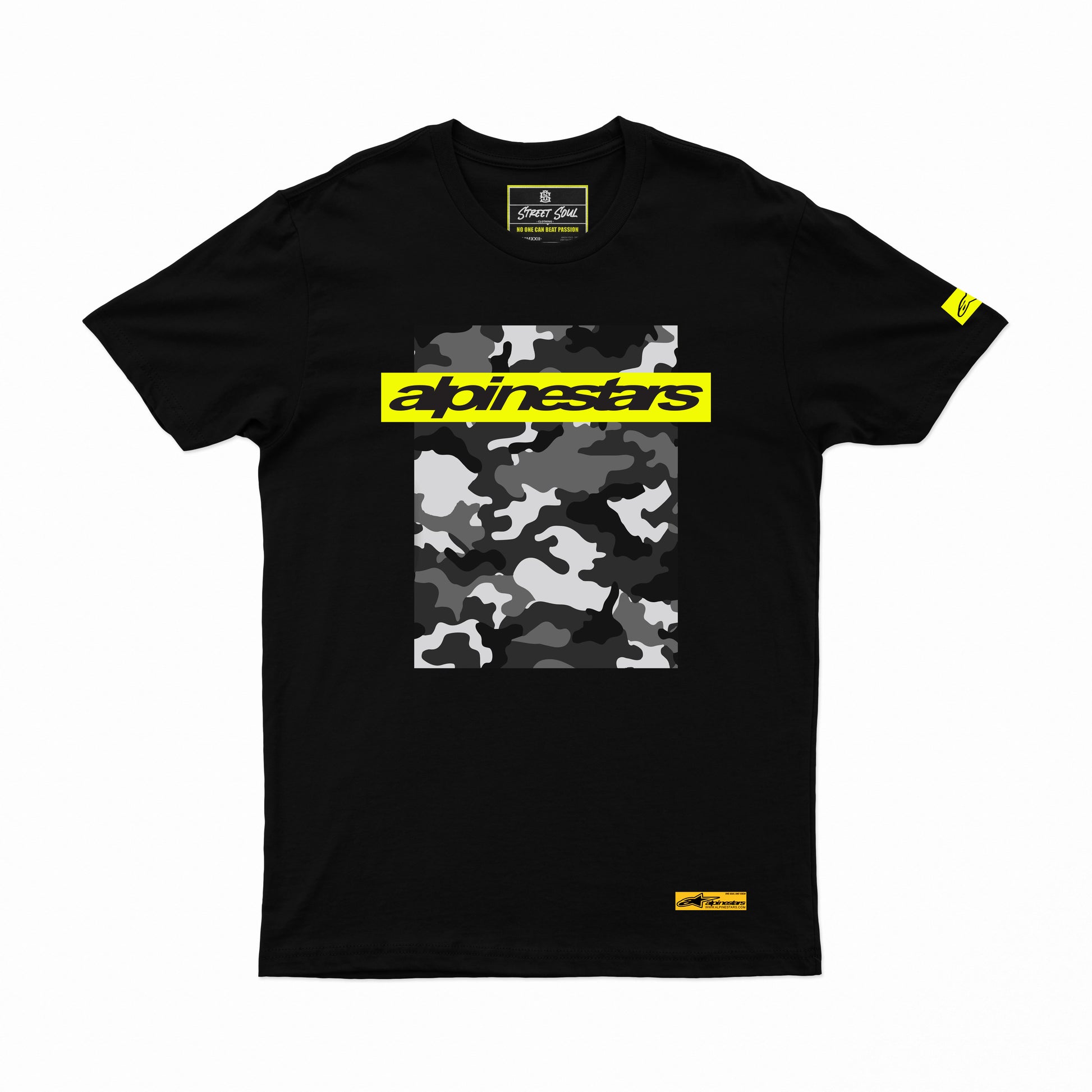 Alpinestars camouflage Printed cotton tshirt - Street Soul Clothing