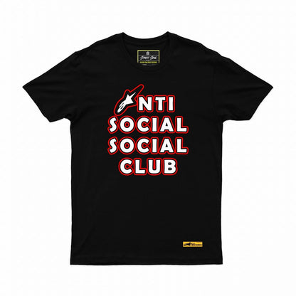 Alpinestars printed Cotton T-shirt antisocial social club - Street Soul Clothing