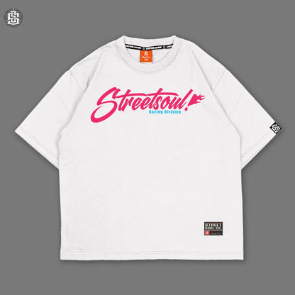 Always in a rush White Oversized T-shirt