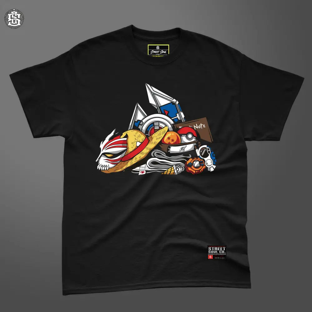 Anime Relics Black T-shirt - T- Shirt