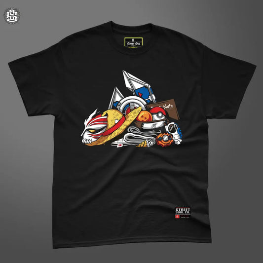 Anime Relics Black T-shirt - T- Shirt