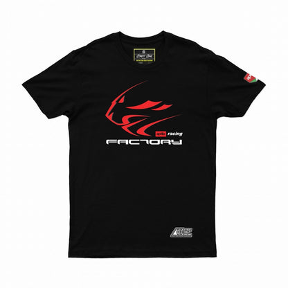 Aprilia factory racing Printed cotton tshirt - Street Soul Clothing
