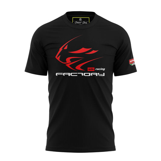 Aprilia factory racing  Printed cotton tshirt