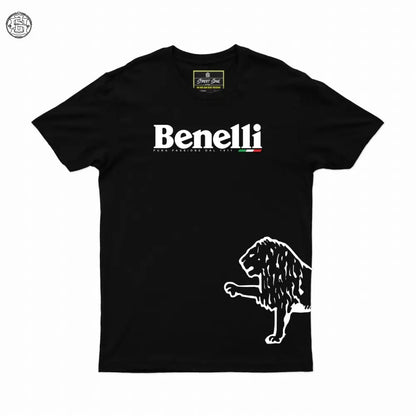 Benelli Printed Cotton T-shirt | biker T-shirt - Street Soul Clothing