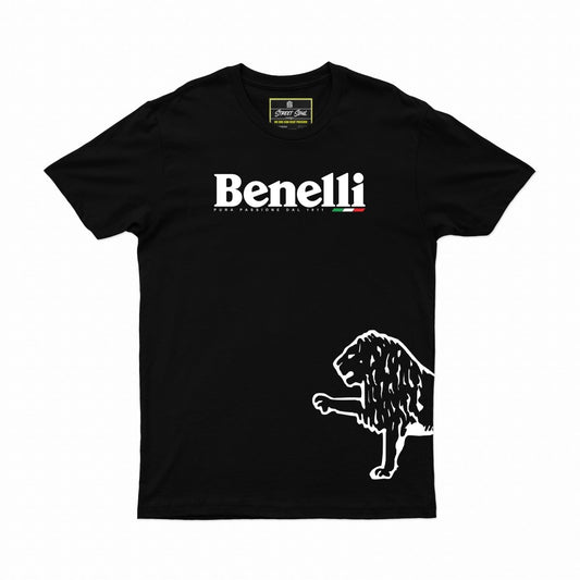 Benelli Printed Cotton T-shirt | biker T-shirt - Street Soul Clothing