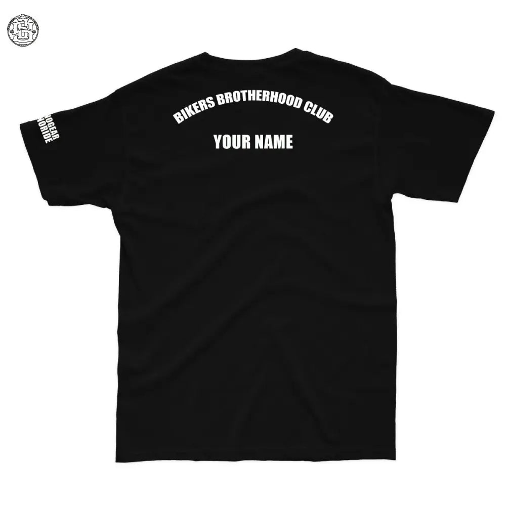 Bikers Brotherhood club Front logo T-shirt (read description for custom name) - Street Soul Clothing