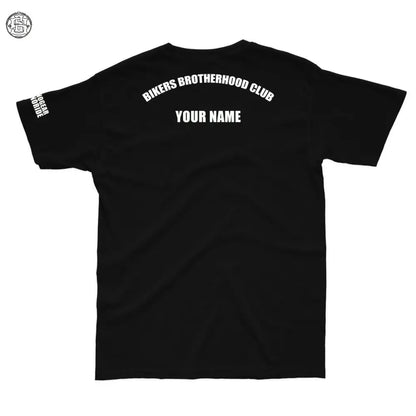 Bikers Brotherhood club Front logo T-shirt (read description for custom name) - Street Soul Clothing