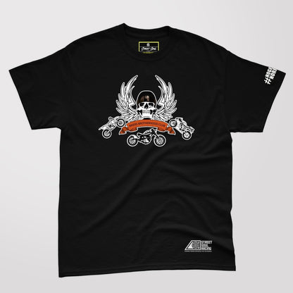 Bikers Brotherhood club Front logo T-shirt (read description for custom name) - Street Soul Clothing