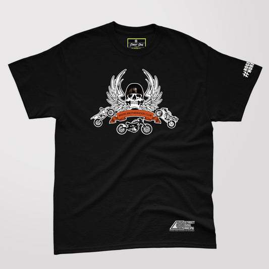 Bikers Brotherhood club Front logo T-shirt (read description for custom name) - Street Soul Clothing