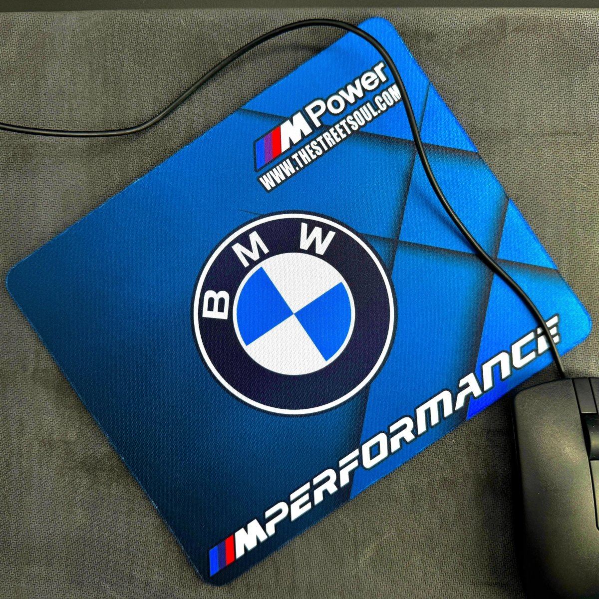 BMW M PERFORMANCE Mouse Pad 22cmX18cm - Street Soul Clothing