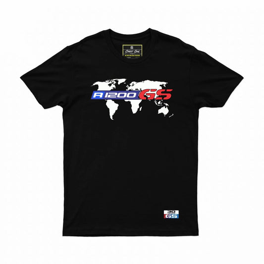 BMW R 1200 GS printed Cotton T-shirt - Street Soul Clothing