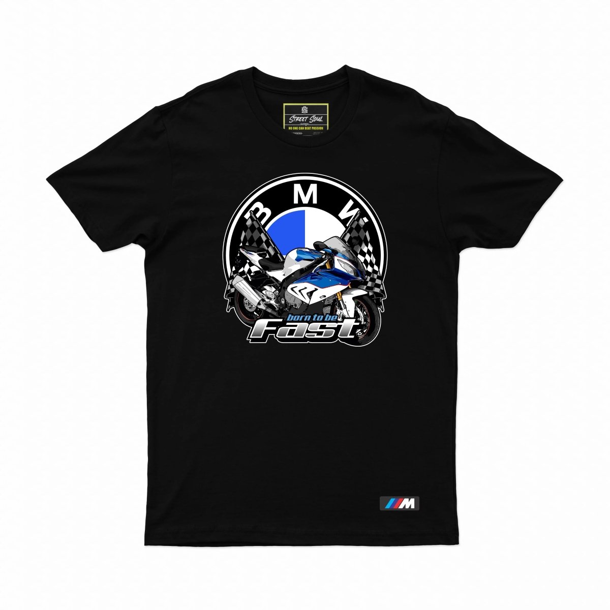 BMW S1000RR printed Cotton T-shirt - Street Soul Clothing