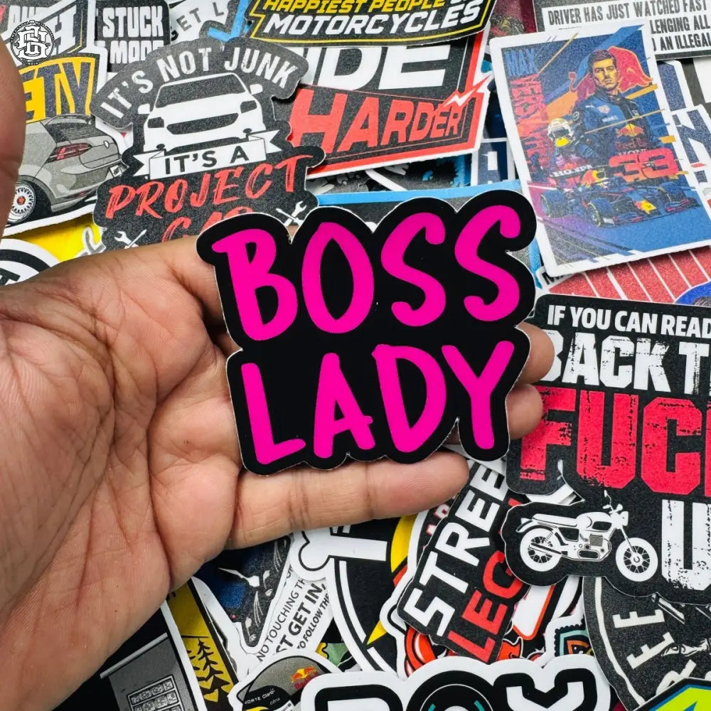 Boss lady sticker - Street Soul Clothing