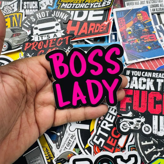 Boss lady sticker - Street Soul Clothing