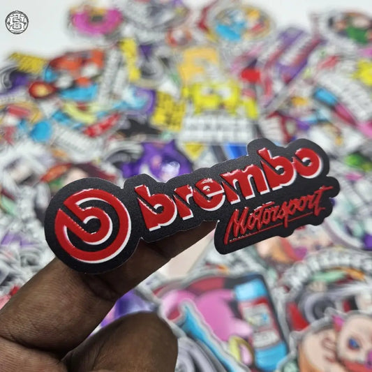 Brembo motorsports sticker (Embossed) - Street Soul Clothing