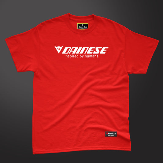 Inspired by human Red racing T-shirt