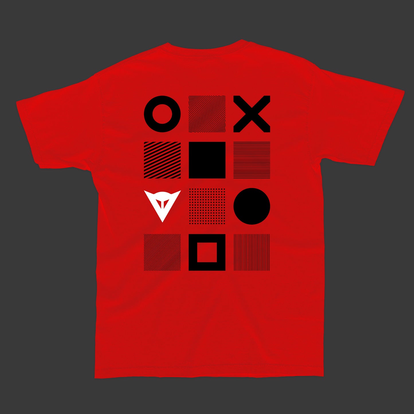 Inspired by human Red racing T-shirt