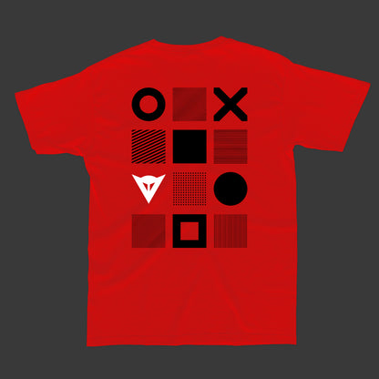 Inspired by human Red racing T-shirt