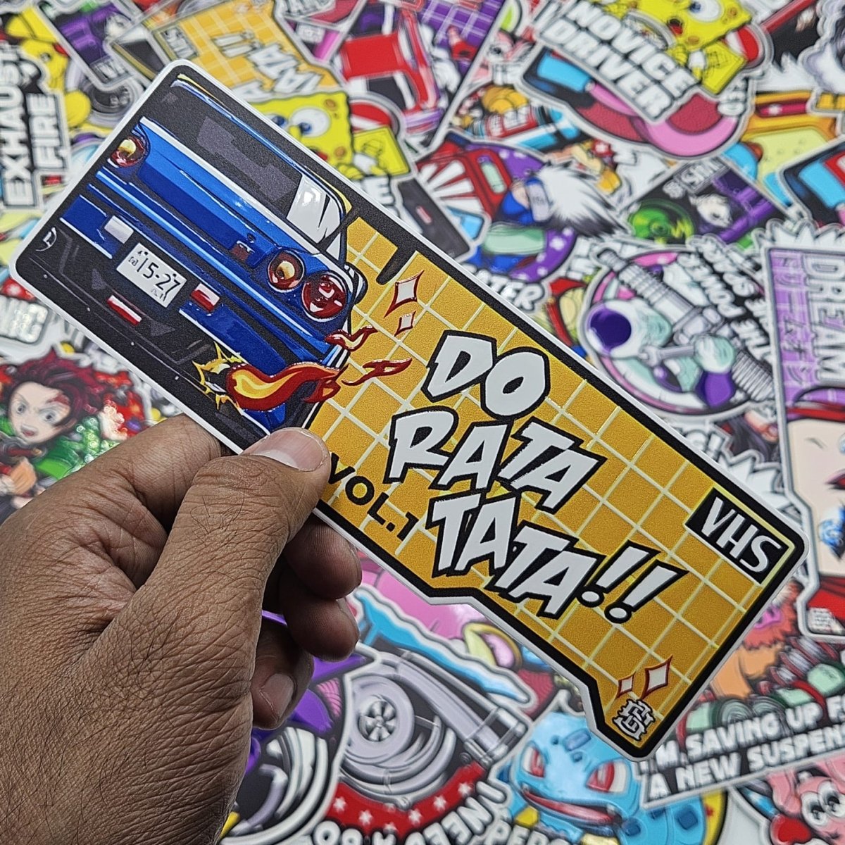 Do ratatata car slap sticker - Street Soul Clothing