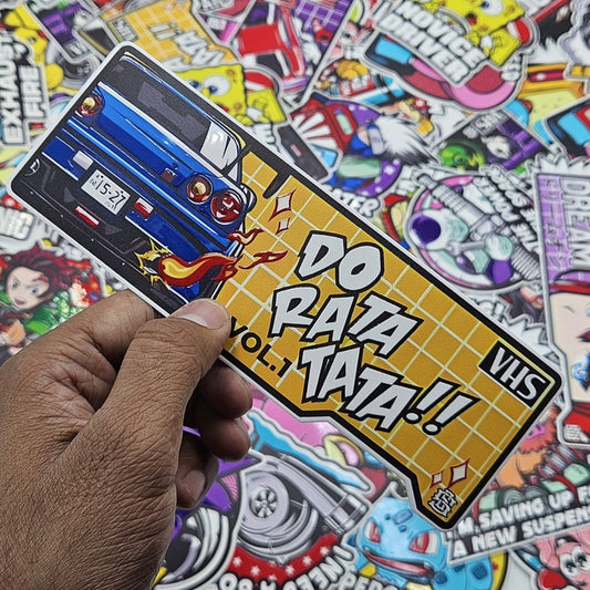 Do ratatata car slap sticker - Street Soul Clothing