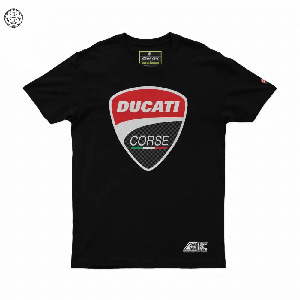 Ducati Printed Half sleeves biker tshirt - Street Soul Clothing