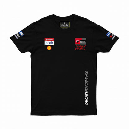 Ducati racing Printed cotton tshirt - Street Soul Clothing