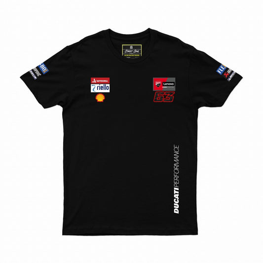 Ducati racing Printed cotton tshirt - Street Soul Clothing