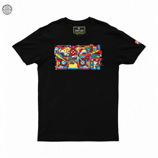 Ducati Scrambler Printed Half sleeves biker T-shirt - Street Soul Clothing
